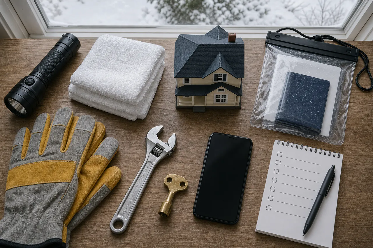 Water damage emergency supplies arranged for an Idaho Falls homeowner